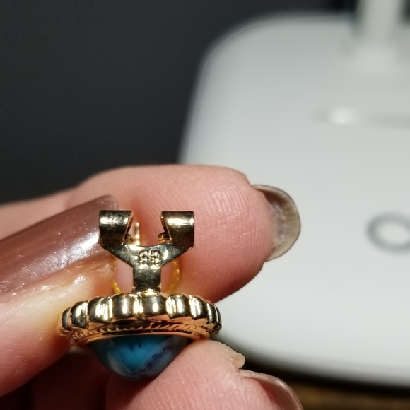 EB costume gold turquoise jewelry set - Picture 10 of 10